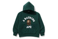 BAPE MENS COTTON HEAD PRINT COLLEGE PUFFY RELAXED FIT PULLOVER HOODIE