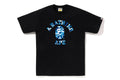 BAPE MENS ABC CAMO COLLEGE T-SHIRT