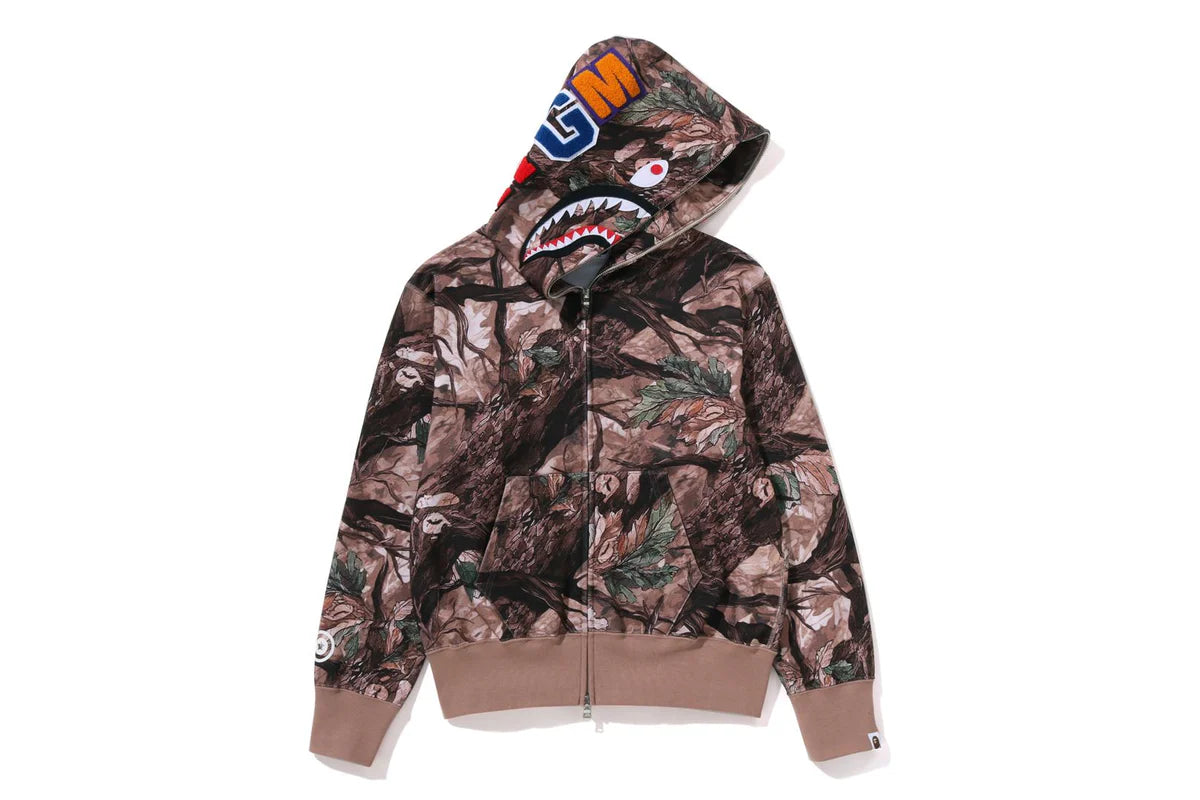 TREE EDGE CAMO SHARK FULL HOODIE