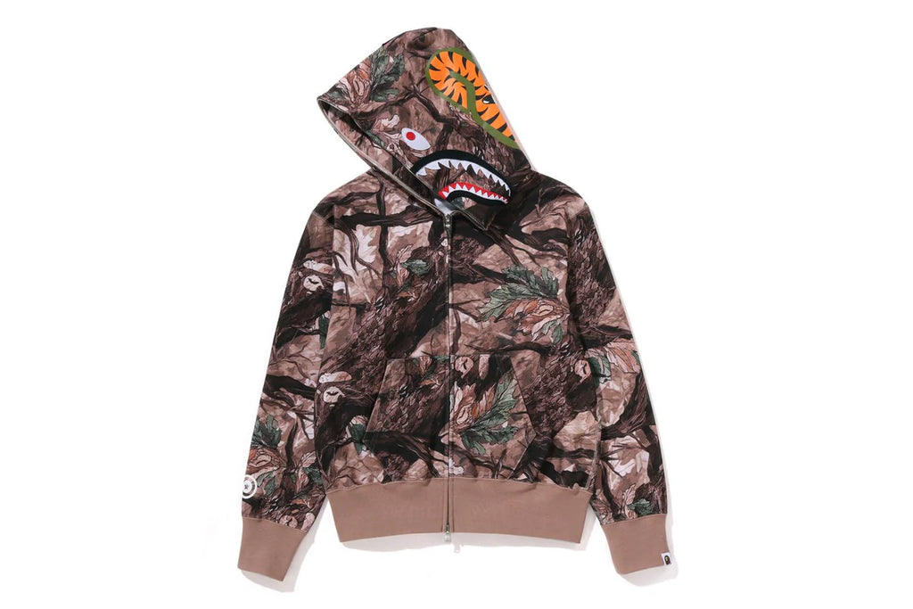 TREE EDGE CAMO SHARK FULL HOODIE