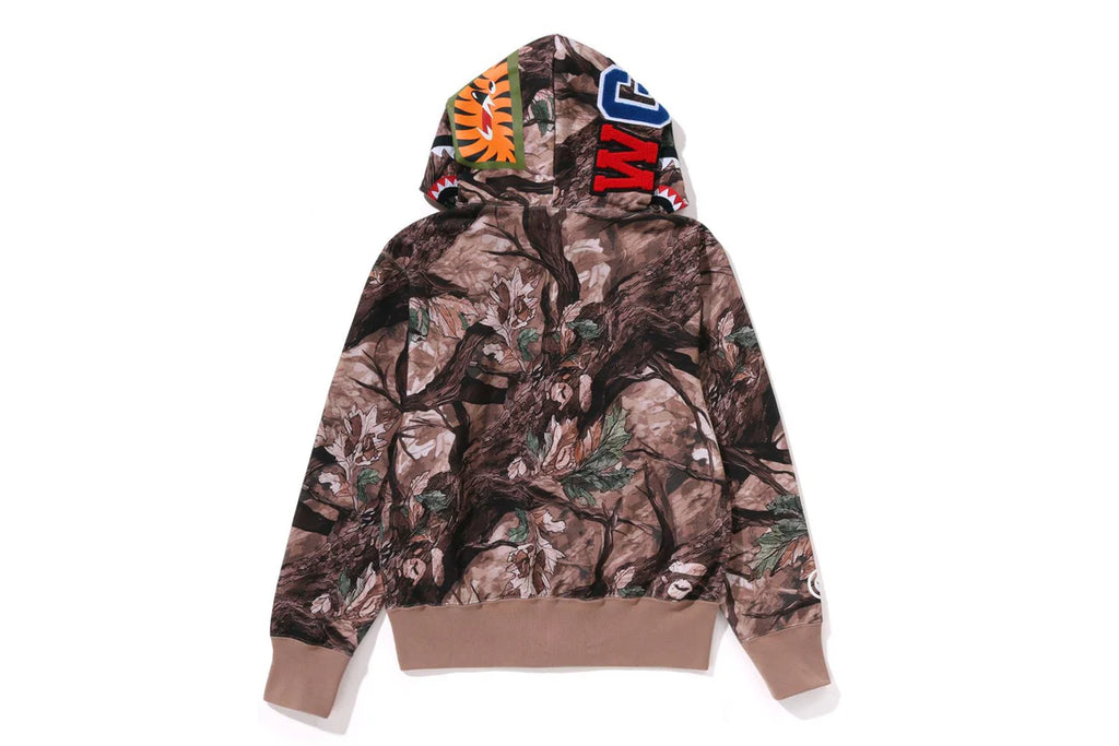 TREE EDGE CAMO SHARK FULL HOODIE