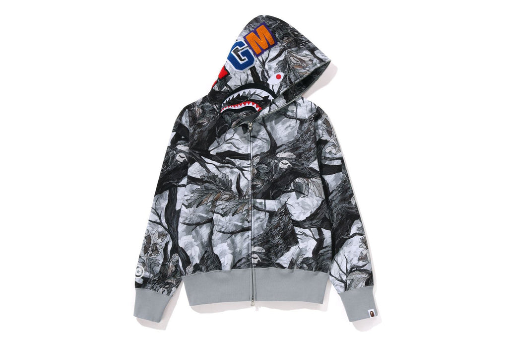 TREE EDGE CAMO SHARK FULL HOODIE