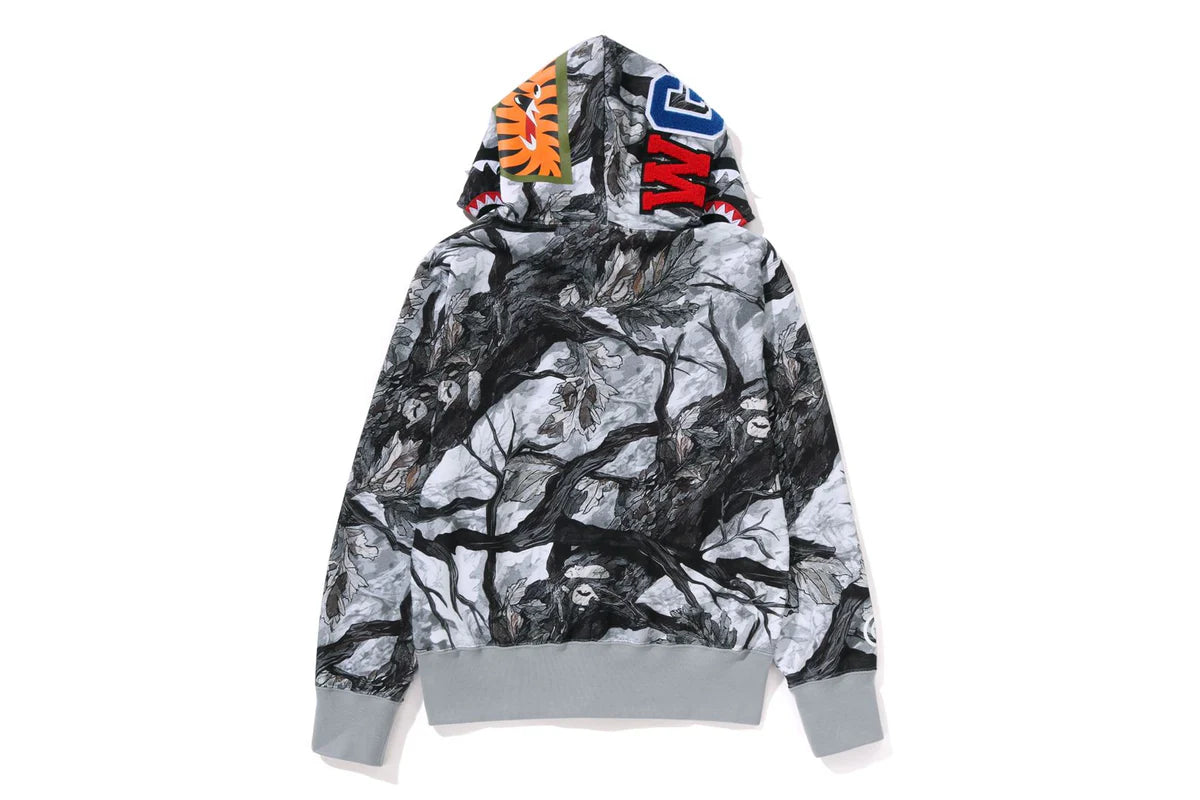 TREE EDGE CAMO SHARK FULL HOODIE
