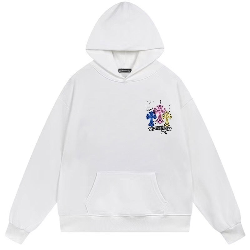 CHROME-HEARTS MULTICOLOR LOGO Hoodie