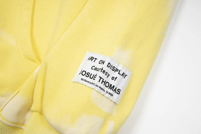 Gallery Dept Center Logo Hoodie "Sunfaded Yellow"