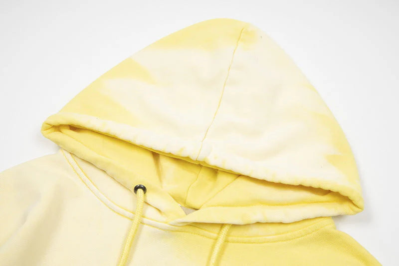 Gallery Dept Center Logo Hoodie "Sunfaded Yellow"