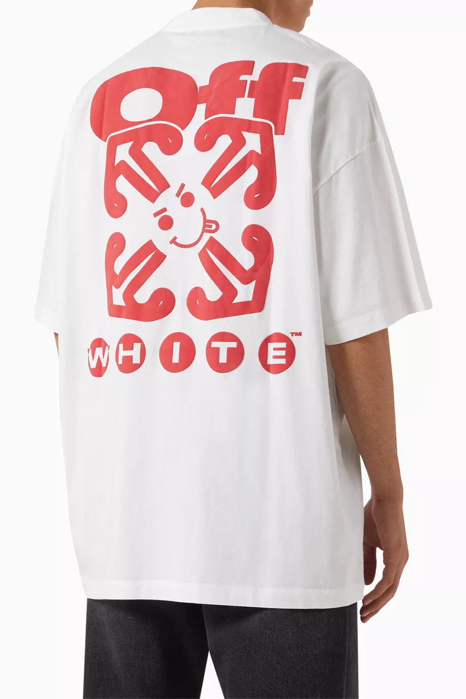 OFF-White Smile Arrow T-shirt in Cotton