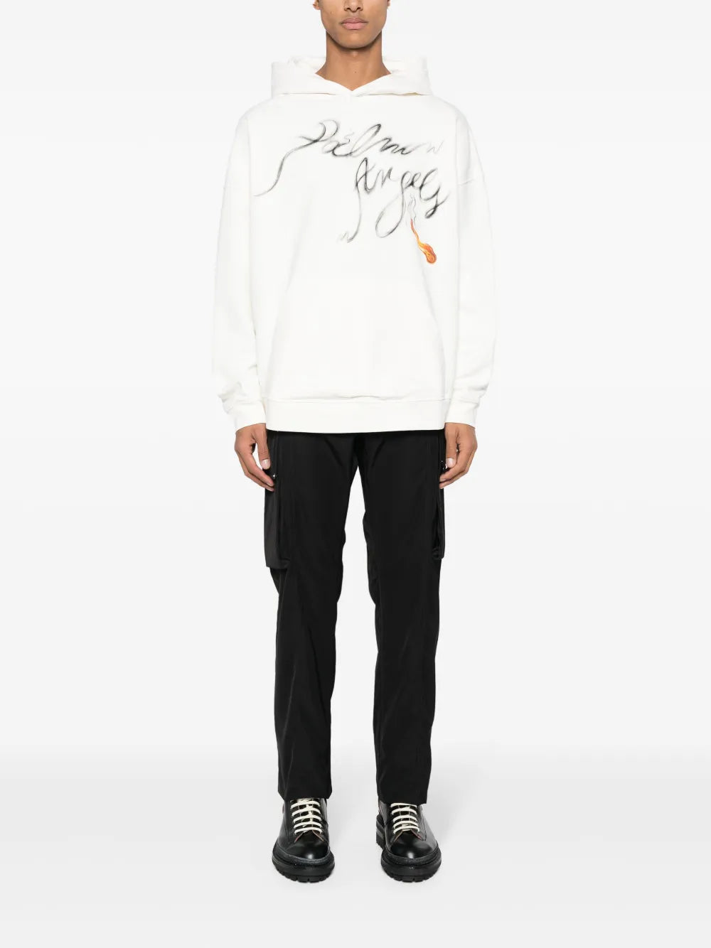 Palm Angels Foggy logo-print hoodie