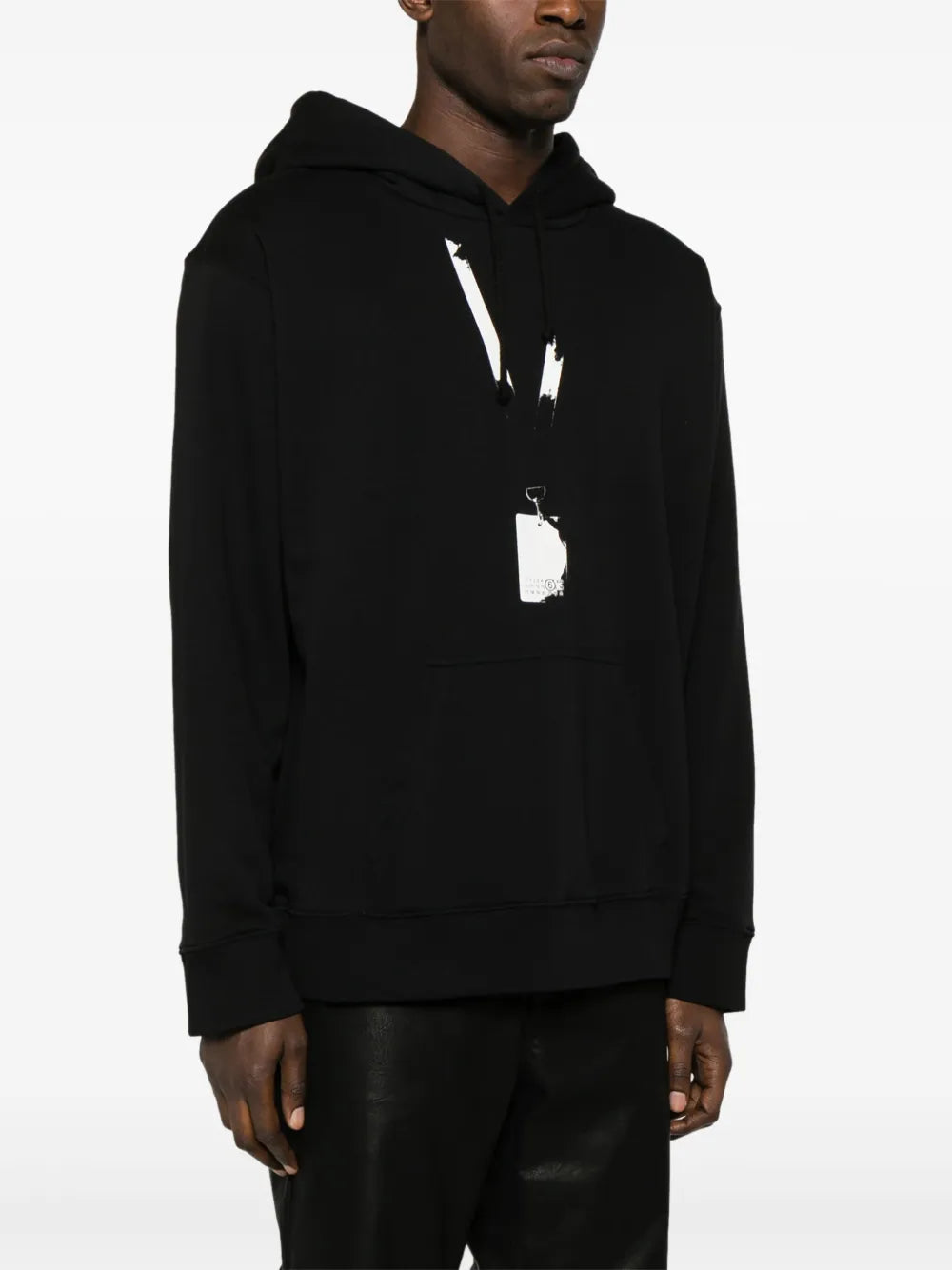 MM6 Maison Margiela numbers-print cotton blend hoodie