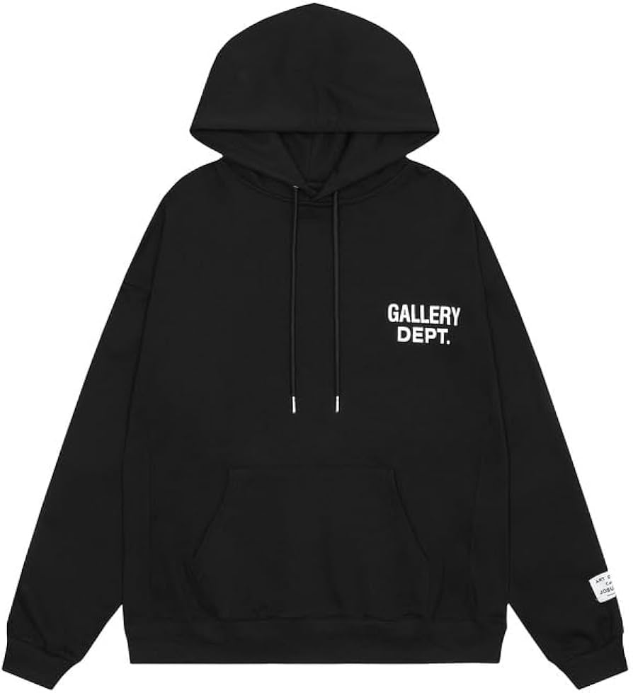 GALLERY DÉPT. EMBOSSED BLACK HOODIE