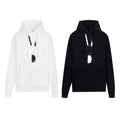 MM6 Maison Margiela numbers-print cotton blend hoodie