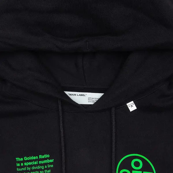 Off-White Arch Shapes Slim Hoodie 'Black'