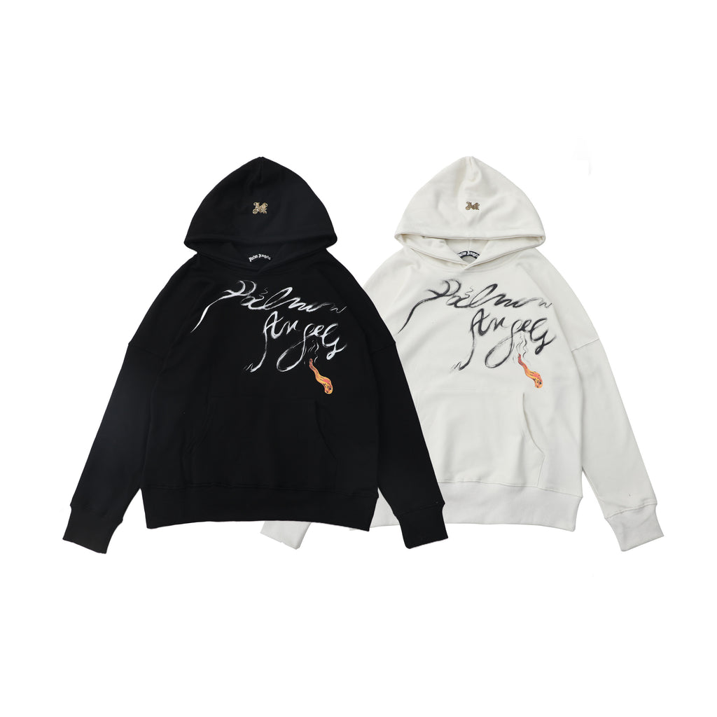 Palm Angels Foggy logo-print hoodie