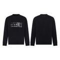 Maison Margiela MM6 Black sweatshirt with logo print
