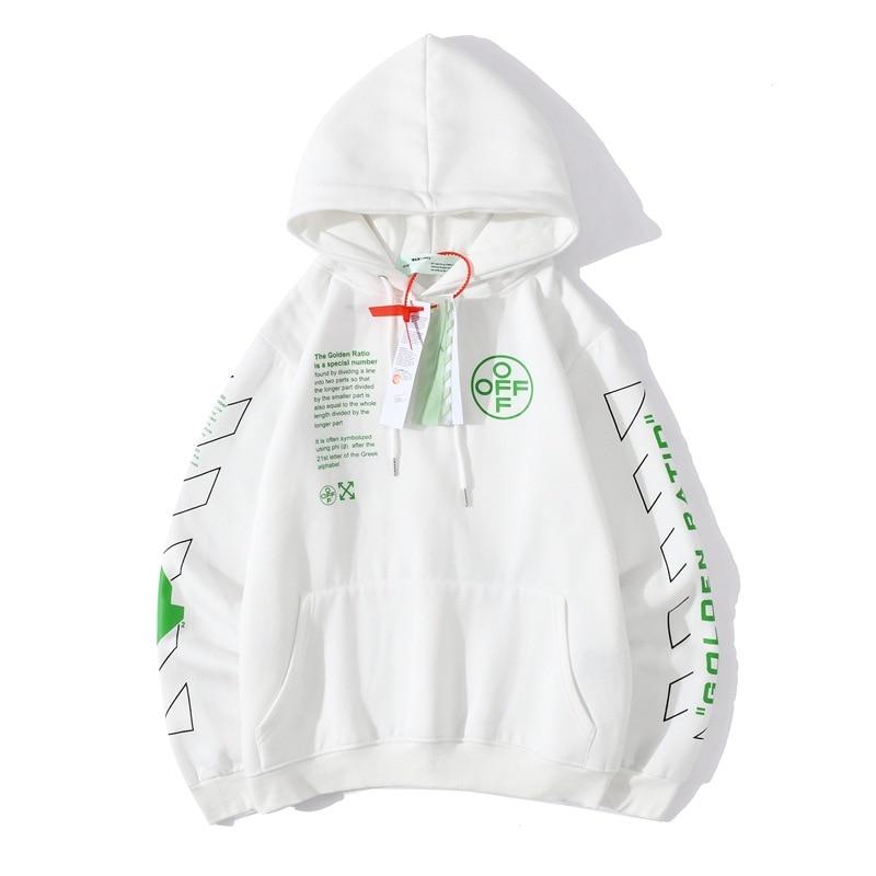 Off-White Arch Shapes Slim Hoodie 'Black'