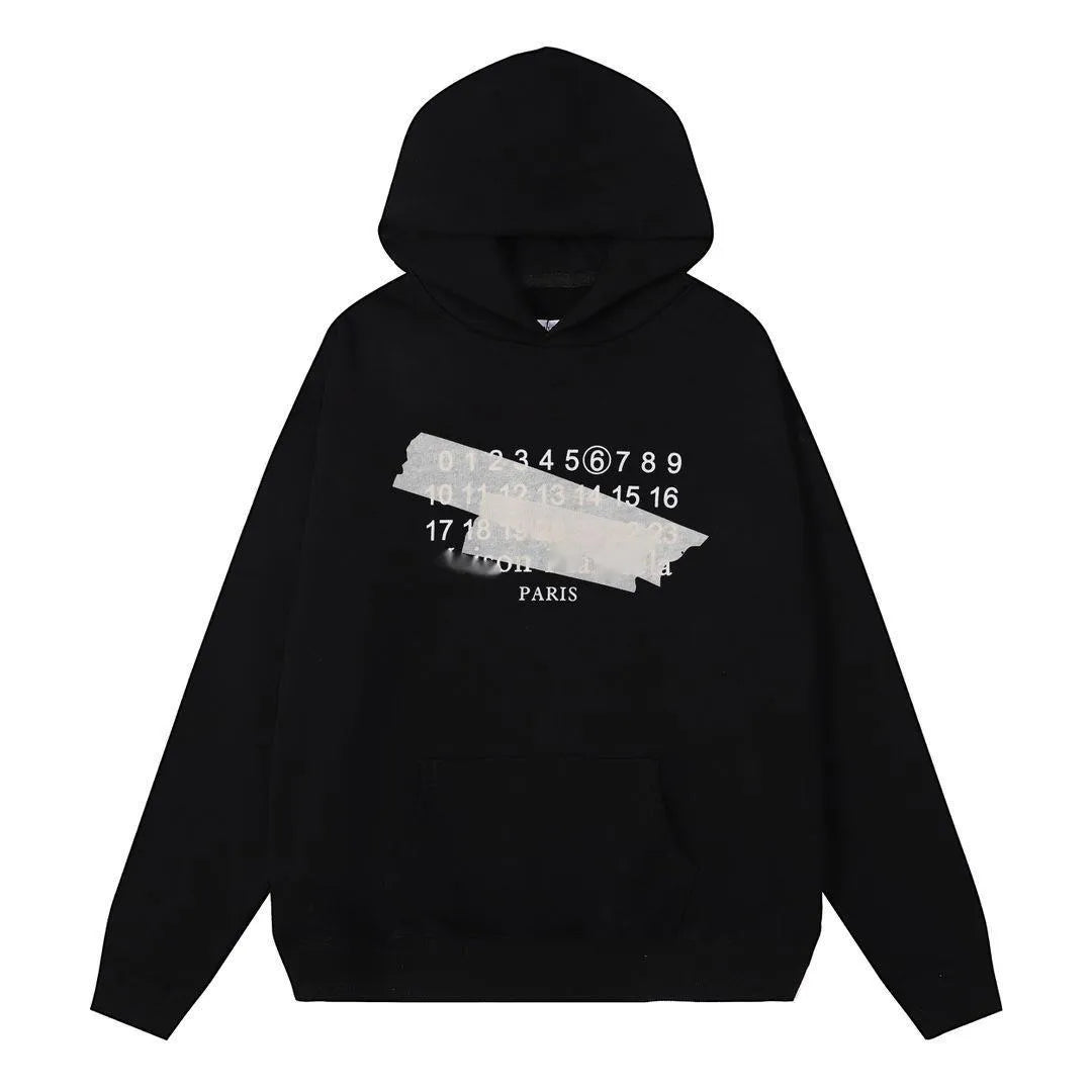 The Maison Margiela Numbers Logo Hoodie