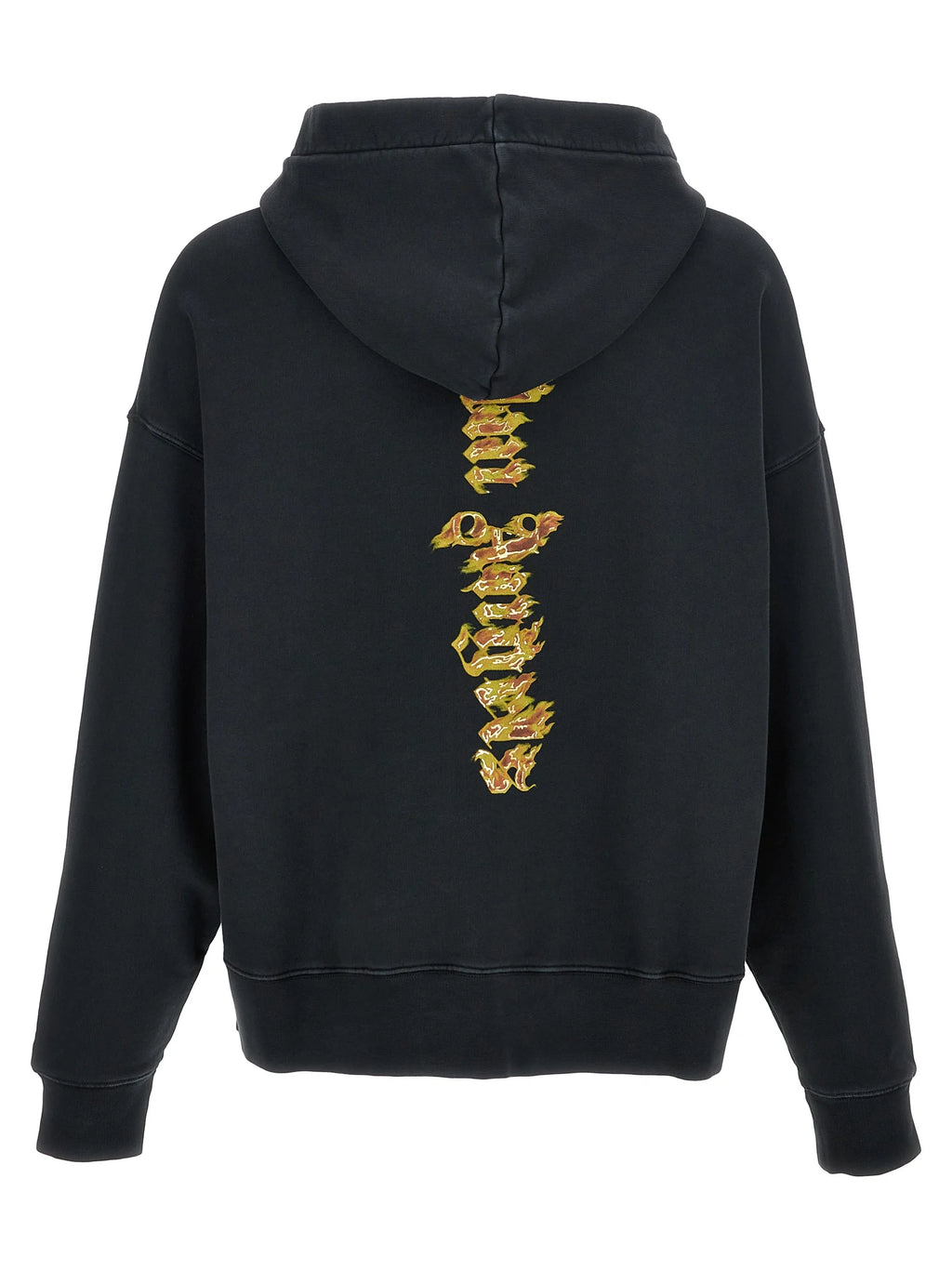 Palm Angels Burning Palm Cotton Hoodie