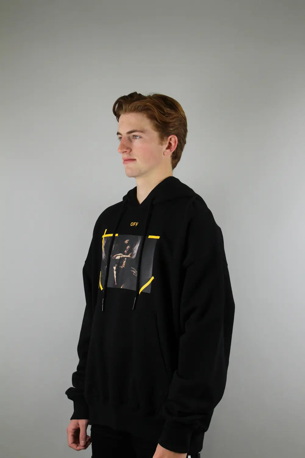 Off-White  Off-White Caravaggio Print Hoodie