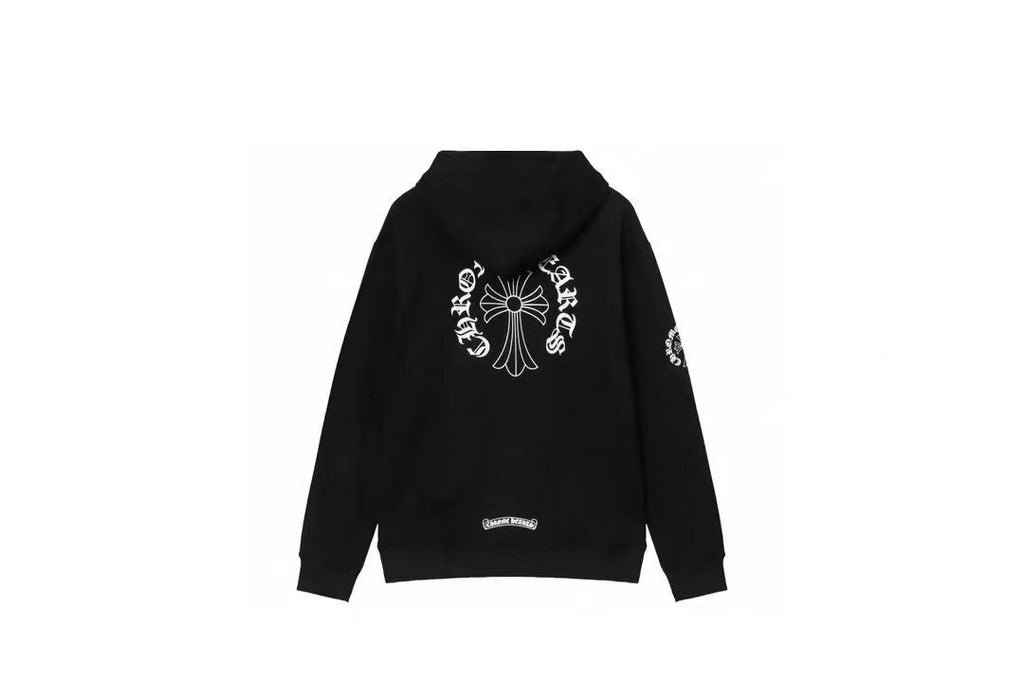 CHROME-HEARTS Hoodie K7008 Zip Black