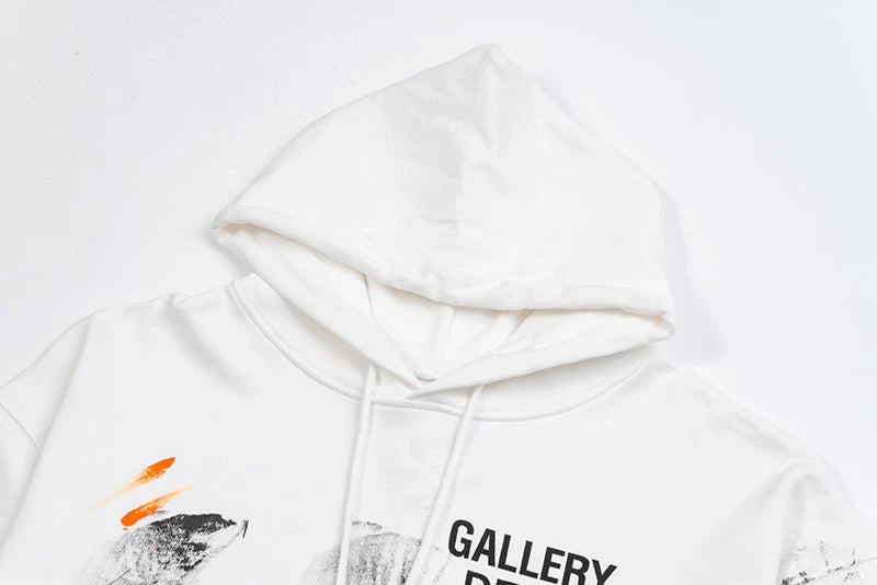 Splatter Paint Printed Hoodie
