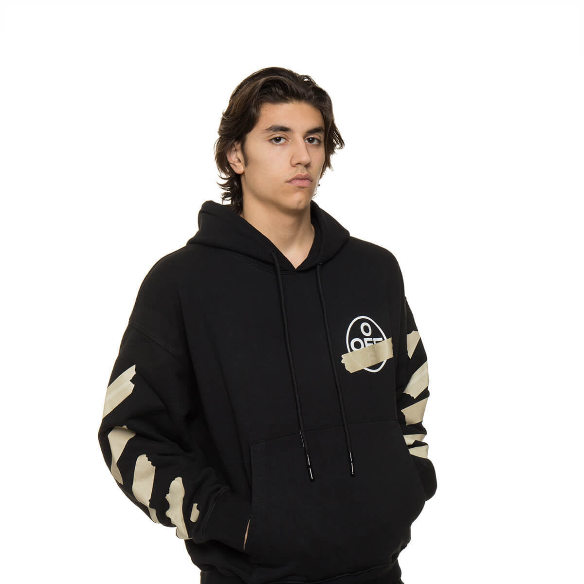 OFF-WHITE Tape Diag Arrows Hoodie