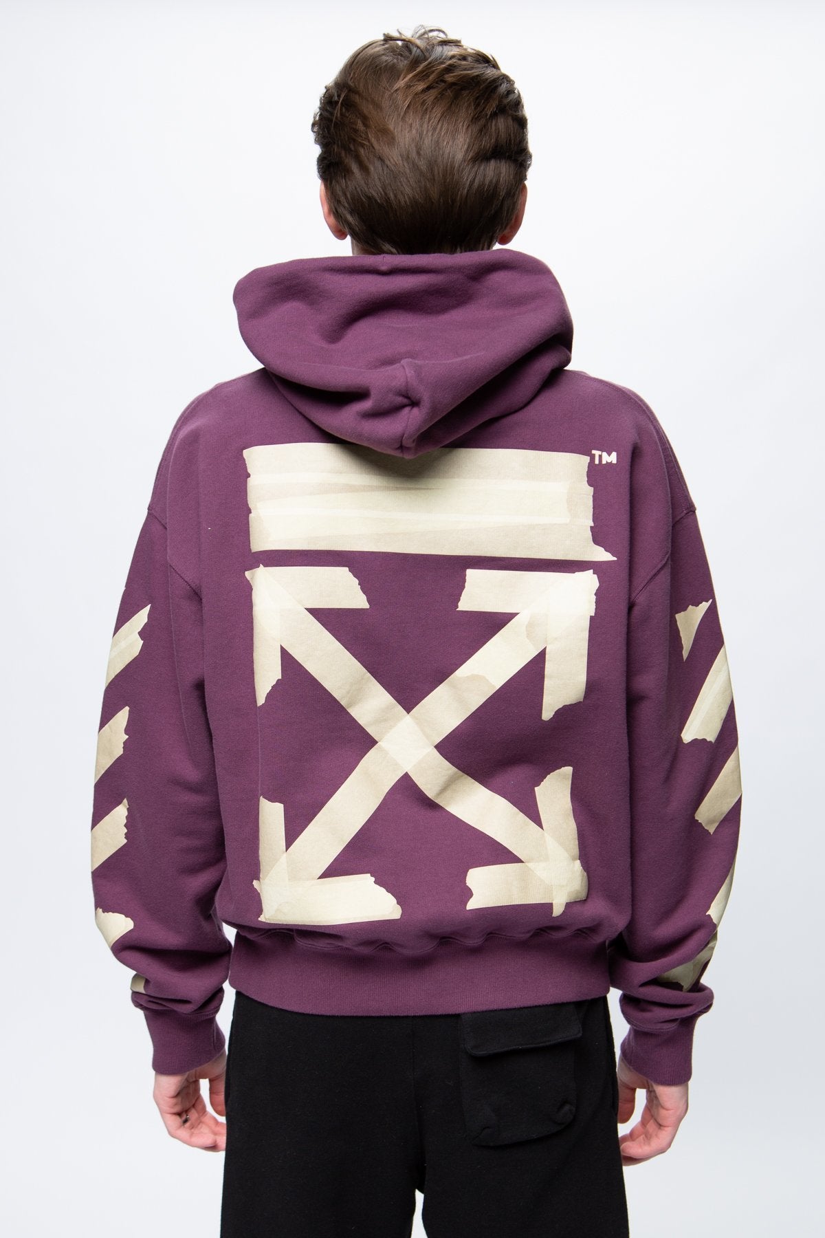 OFF-WHITE Tape Diag Arrows Hoodie