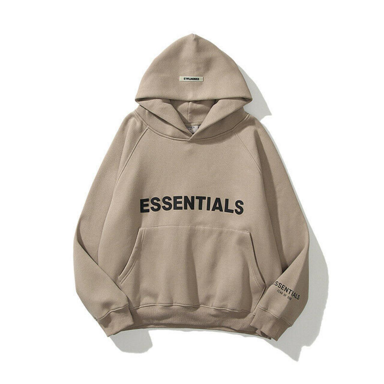 khaki essentials hoodie