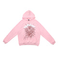 Sp5der Hoodie Pink 4006
