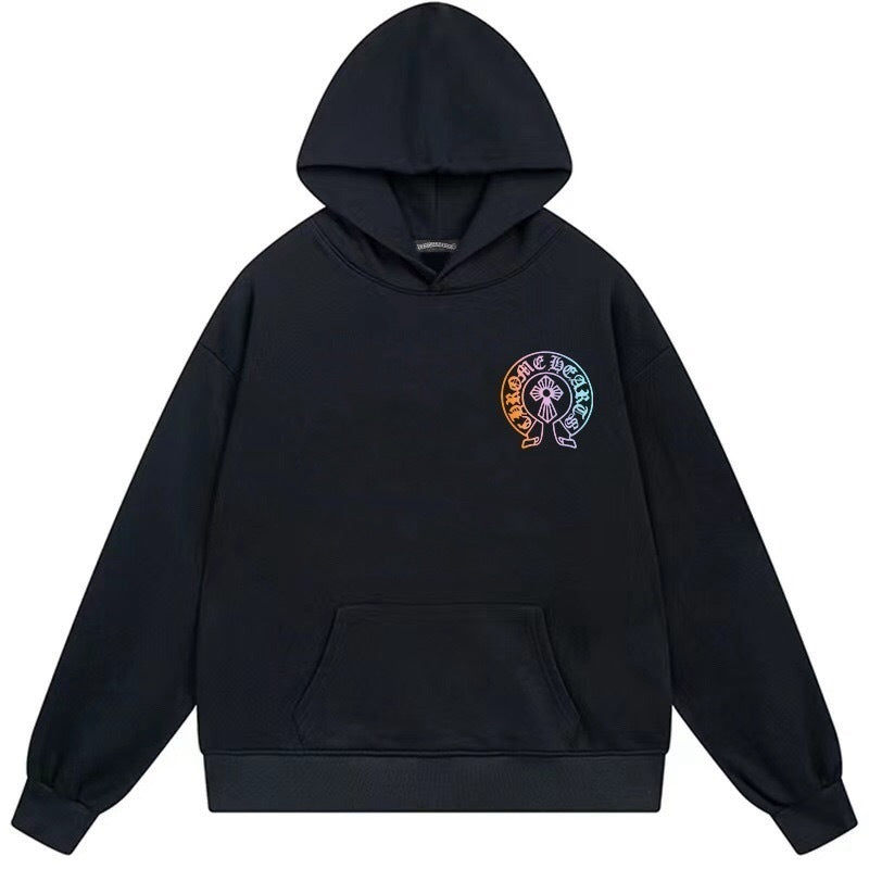 CHROME-HEARTS  BLACK Hoodie K7008