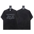 Vetements Paris Logo T-Shirt 'Black'