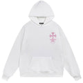 CHROME-HEARTS Hoodie PINK LOGO