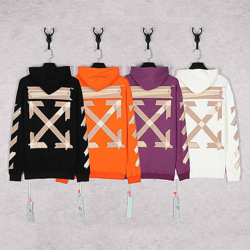 OFF-WHITE Tape Diag Arrows Hoodie