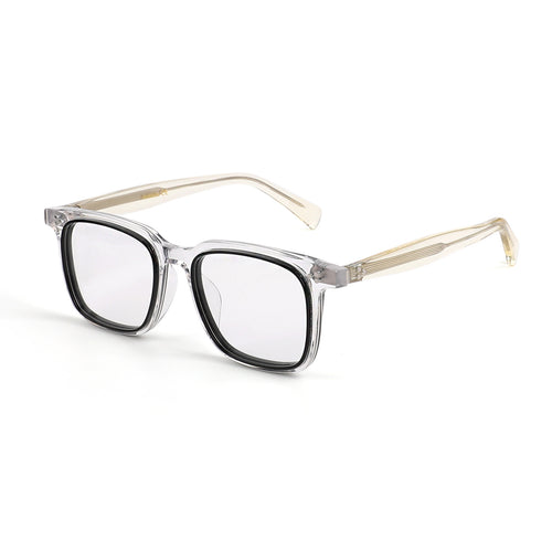 Acetate Frames BLACK/TRANSPARENT GLASSES