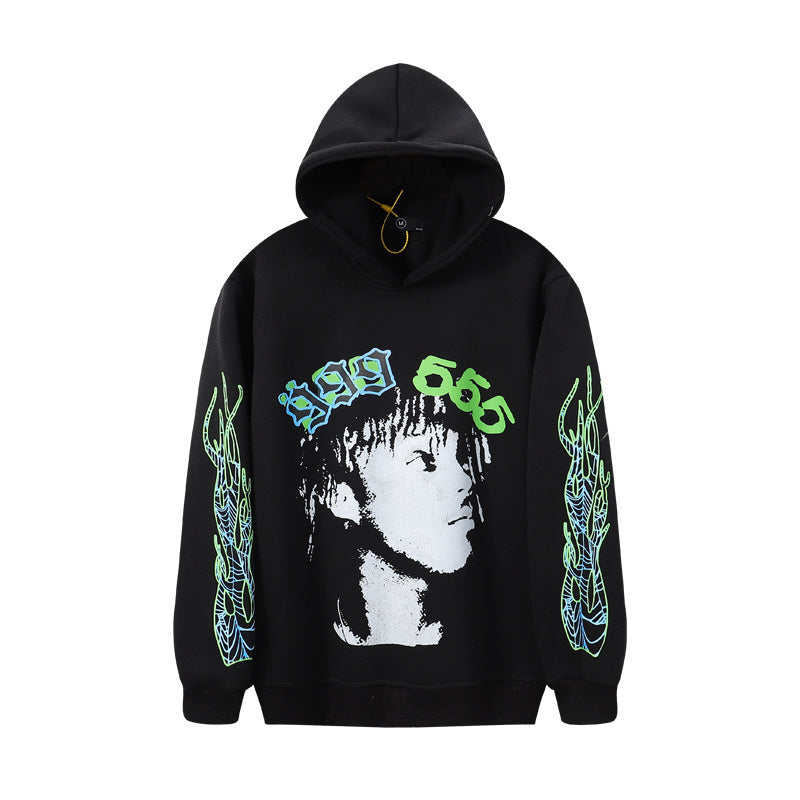 Sp5der Juice Wrld Hoodie Size